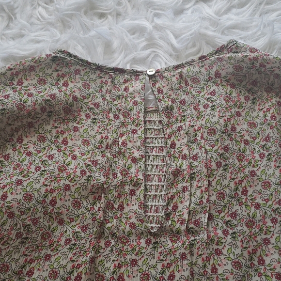 Zara flowery flowy blouse - Picture 4 of 4
